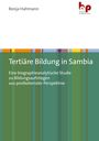 Ronja Hahmann, Tertiäre Bildung in Sambia, eine biographieanalytische Studie. Logo rechts oben, Hintergrund in Grün.