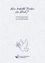 "Was bedeutet Frieden für Dich? 15 Frauenporträts aus Nordfriesland." Darunter eine Taube mit Zweig und ein Logo des Kirchenkreises.