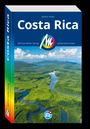 „Costa Rica“ von Juliane Israel, Michael Müller Verlag, authentisch reisen. Luftaufnahme grüner Landschaft mit Fluss.