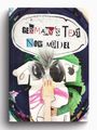 „GERMANY'S TEXT NOT MODEL“ in einer Sprechblase. Eine Collage aus gemalten und ausgeschnittenen Elementen.