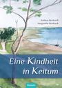 „Eine Kindheit in Keitum“ von Andreas und Margarethe Reinhardt; Aquarell-Landschaft mit Baum und Küste.