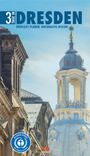 „3 Tage in Dresden: Überlegt planen, nachhaltig reisen!“ Gebäude mit Kuppel; Blauer Engel-Logo vorhanden.