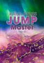"JUMP Master - Teil III - Katja Preiss" steht in kräftigen, violetten Buchstaben auf einem bunten, abstrakten Hintergrund.