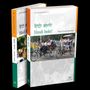 Titel: "हिंदी बोलो! Hindi bolo!" und "Hindi für Deutschsprachige." Zwei Bücher mit Bildern von Rikschas auf einer Straße.