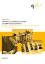 Titel: »Blindes« Schreiben im Dienste der DDR-Staatssicherheit. Mehrere gelbe Bilder: Anzug, Mikrofon, Gebäude, Schachfiguren.
