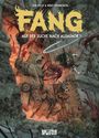„Fang: Auf der Suche nach Aldafaor“ von Joe Kelly & Niko Henrichon. Darstellung von Tieren in einer abenteuerlichen Szene.