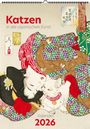 : Katzen in der japanischen Kunst. Wandkalender 2026, KAL