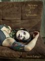 "Subrosa & the Cult of Aphrodite" und "Jason Langer" in goldener Schrift. Frau mit floralem Schmuck und farbiger Tätowierung.