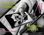 „SHIFTING SYMBOLS IN DIGITAL SPACES“, „MYRIAM THYES“, „WORKS 2008–2025“. Hände mit Smartphones, Bild-in-Bild-Effekt.
