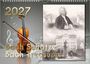 2027 Bach Schätze Bach Treasures; Geige und Noten auf grauem Hintergrund, Porträt und historische Gebäudeillustration.