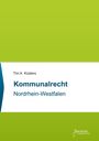 Der Titel lautet: "Kommunalrecht Nordrhein-Westfalen" von Tim A. Küsters. Unten ist das Logo von Societas Verlagsgesellschaft.