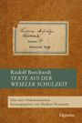 Rudolf Borchardt: Texte aus der Weseler Schulzeit, Buch