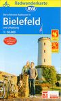 : Radwanderkarte BVA Radwandern in Bielefeld und Umgebung 1:50.000, reiß- und wetterfest, GPS-Tracks Download, KRT