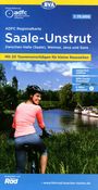 : ADFC-Regionalkarte Saale-Unstrut, 1:75.000, mit Tagestourenvorschlägen, reiß- und wetterfest, E-Bike-geeignet, GPS-Tracks Download, KRT
