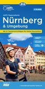 ADFC-Regionalkarte Nürnberg & Umgebung, 1:75.000, mit Tagestourenvorschlägen, reiß- und wetterfest, E-Bike-geeignet, GPS-Tracks Download, KRT