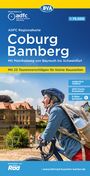 : ADFC-Regionalkarte Coburg Bamberg, 1:75.000, mit Tagestourenvorschlägen, reiß- und wetterfest, E-Bike-geeignet, GPS-Tracks Download, KRT