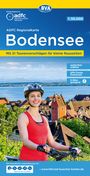 : ADFC-Regionalkarte Bodensee, 1:50.000, reiß- und wetterfest, mit kostenlosem GPS-Download der Touren via BVA-website oder Karten-App, KRT