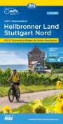 : ADFC-Regionalkarte Heilbronner Land - Stuttgart Nord 1:75.000, reiß- und wetterfest, mit kostenlosem GPS-Download der Touren via BVA-website oder Karten-App, KRT