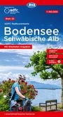 : ADFC-Radtourenkarte 25 Bodensee Schwäbische Alb 1:150.000, reiß- und wetterfest, E-Bike geeignet, GPS-Tracks Download, mit Kilometer-Angaben, KRT