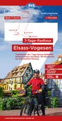 : ADFC-Radtourenkarte F-ELVO 7-Tage-Radtour Elsass/Vogesen, 1:150.000, reiß- und wetterfest, E-Bike geeignet, GPS-Tracks Download, mit Kilometer-Angaben, KRT