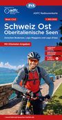 : ADFC-Radtourenkarte CH2 Schweiz Ost / Oberitalienische Seen 1:160.000, reiß- und wetterfest, E-Bike geeignet, GPS-Tracks Download, mit Knotenpunkten, mit Bett+Bike Symbolen, mit Kilometer-Angaben, KRT