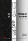 Text: "AMPUKU Bauchnassage - Die Klassiker der japanischen Körperarbeit". Illustration eines Mannes, der massiert.