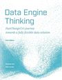 „Data Engine Thinking“; „FastChangeCo’s journey“; „First Edition“; Autoren: Roelant Vos und Dirk Lerner; blaues Punktmuster.