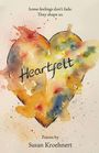 "Some feelings don't fade. They shape us. Heartfelt. Poems by Susan Kroehnert." Aquarellgemälde eines Herzens.
