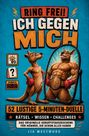 "RING FREI! ICH GEGEN MICH", zeigt ein Känguru in Boxhandschuhen vor einem Spiegel, wo es muskulös erscheint.