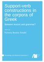 : Support-verb constructions in the corpora of Greek, Buch