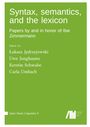 : Syntax, semantics, and the lexicon, Buch