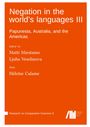 Negation in the world's languages III: Papunesia, Australia, and the Americas. Orange Hintergrund, weiße Schrift.