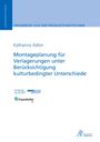 Katharina Adlon: Montageplanung für Verlagerungen unter Berücksichtigung kulturbedingter Unterschiede, Buch