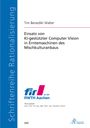 Titel: "Einsatz von KI-gestützter Computer Vision in Erntemaschinen des Mischkulturanbaus". Blaues Logo "fir an der RWTH Aachen".