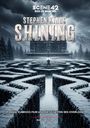 "SCENE 42 DAS FILMARCHIV" oben, "STEPHEN KINGS SHINING" mittig, schneebedecktes Labyrinth und Hotel im Hintergrund.