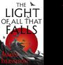 Text: "THE LIGHT OF ALL THAT FALLS" und "James Islington". Illustration: Krieger vor roter Sonne mit fliegenden Vögeln.