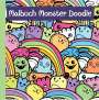 Josie von Zimtbärwind: Monster Malbuch mit lustigen Doodle Motiven für Kinder ab 7 Jahren und Jugendliche - ideale Beschäftigung zur Konzentration und Entspannung, Buch