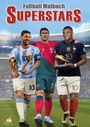 Josef Mickey Müller: Fußball Malbuch Superstars WM 2022 für Kinder ab 6 Jahren mit über 50 Ausmalbildern, Buch
