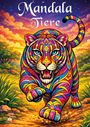 Josef Mickey Müller: Mandala Tiere Malbuch für Erwachsene mit 50 schönen Ausmalmotiven, Buch