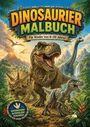 Josef Mickey Müller: Dinosaurier Malbuch für Kinder von 6-10 Jahren mit 70 starken Ausmalmotiven, Buch