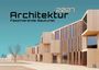 "Architektur 2027: Faszinerende Baukunst." Moderne Gebäudestruktur aus hellem Holz vor klarem Himmel.