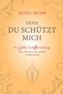 Titel: "Denn Du schützt mich". Untertitel: "Mit Gottes Waffenrüstung den Stürmen des Lebens standhalten". Verzierungen.
