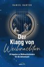 „Der Klang von Weihnachten. 24 Impulse zu Weihnachtsliedern für die Adventszeit.“ Eine Gitarre zeigt eine Krippenszene.