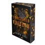 Text: "FRACTURED FREEDOM", "DARK ROMANCE", "USA TODAY BESTSELLERAUTORIN SHAIN ROSE", "VAJONA". Hintergrund: Sonnenblumen, Hundemarken, gelbe Blütenblätter.