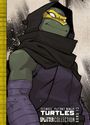 "Teenage Mutant Ninja Turtles SPLITTER COLLECTION Band 13" steht auf einer Illustration einer grünhäutigen Schildkröte mit Kapuze.