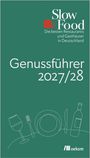 „Slow Food - Die besten Restaurants und Gasthäuser in Deutschland. Genussführer 2027/28.“ Logo einer Schnecke.