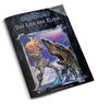 "Das Lied der Elfen" steht auf einem Spielheft mit Illustration: Ein Elf und ein Monster in einer winterlichen Szene.