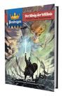 Text: "Der König der Wildnis", "Pendragon 6. Auflage – Regeln und Setting", Namen der Autoren. Cover mit Krieger und Magierin.