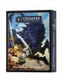 „Cosmere Roleplaying Game“, „Sturmlicht Starterset“. Illustration: Zwei Ritter kämpfen gegen einen Drachen.