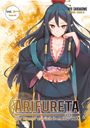 Vol. 3+4, Novel, Arifureta: Der Kampf zurück in meine Welt. Illustration einer Frau in Kimono vor mystischem Hintergrund.